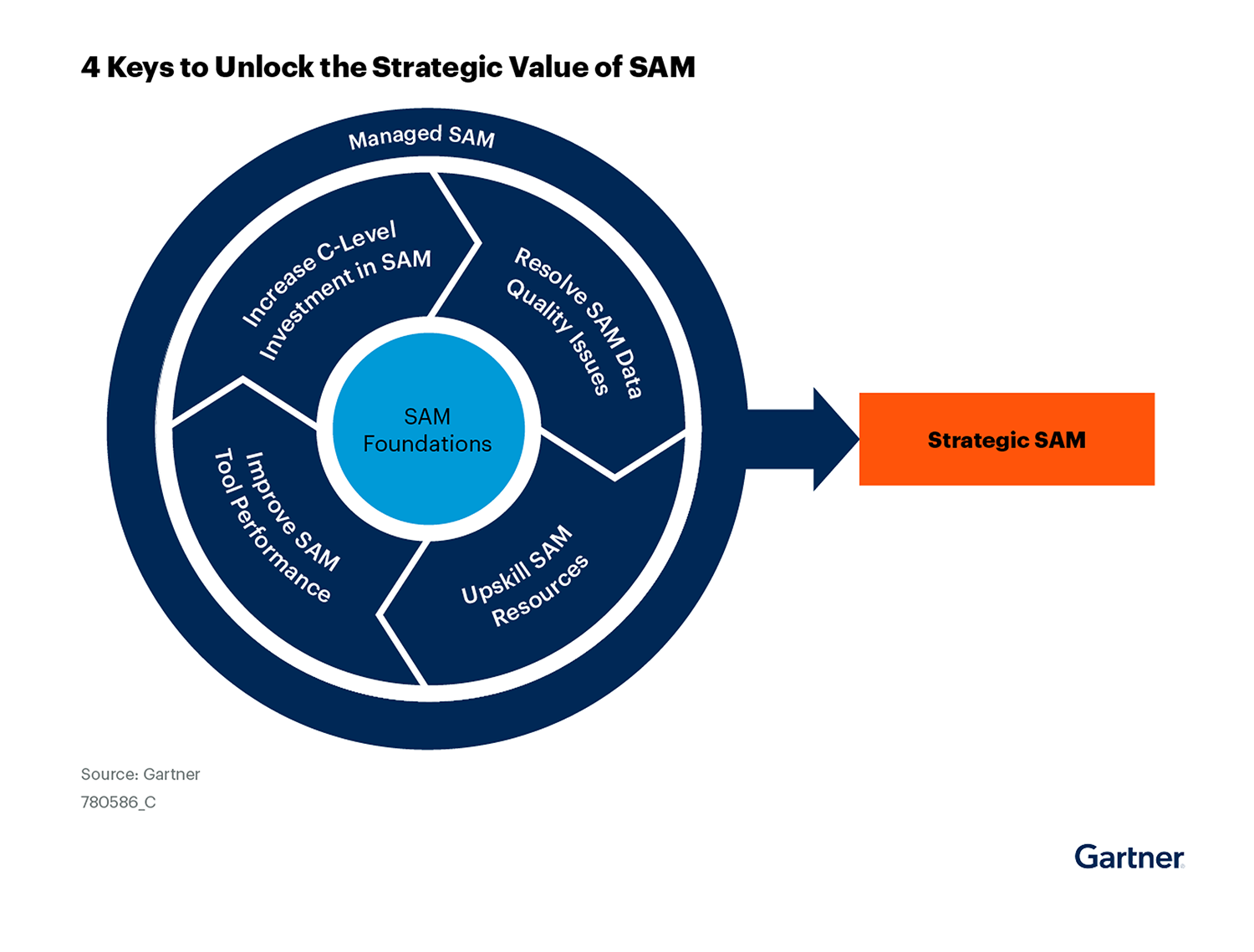 Chart: 4 Keys to Unlock the Strategic Value of SAM