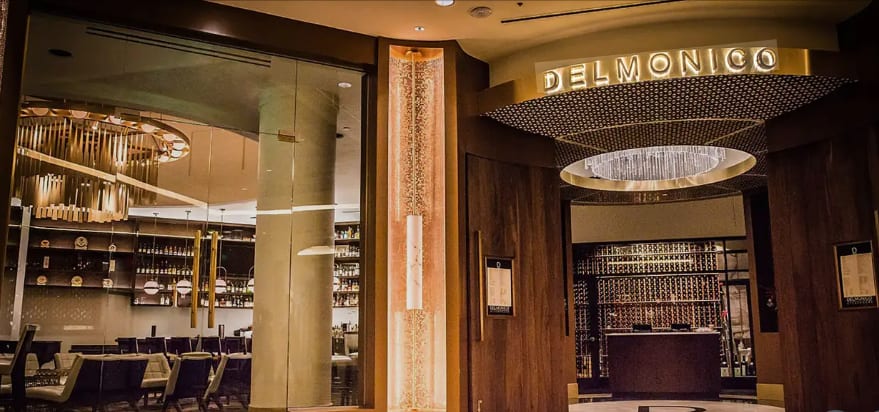 Delmonico Steakhouse, Venetian venue