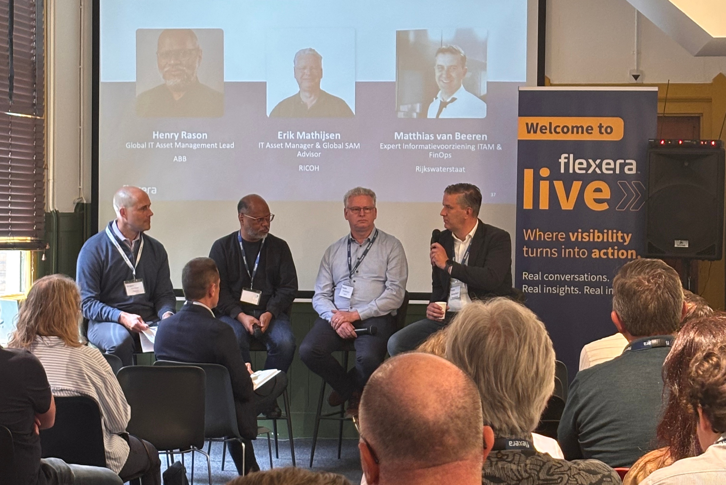 Flexera Live Amsterdam speakers