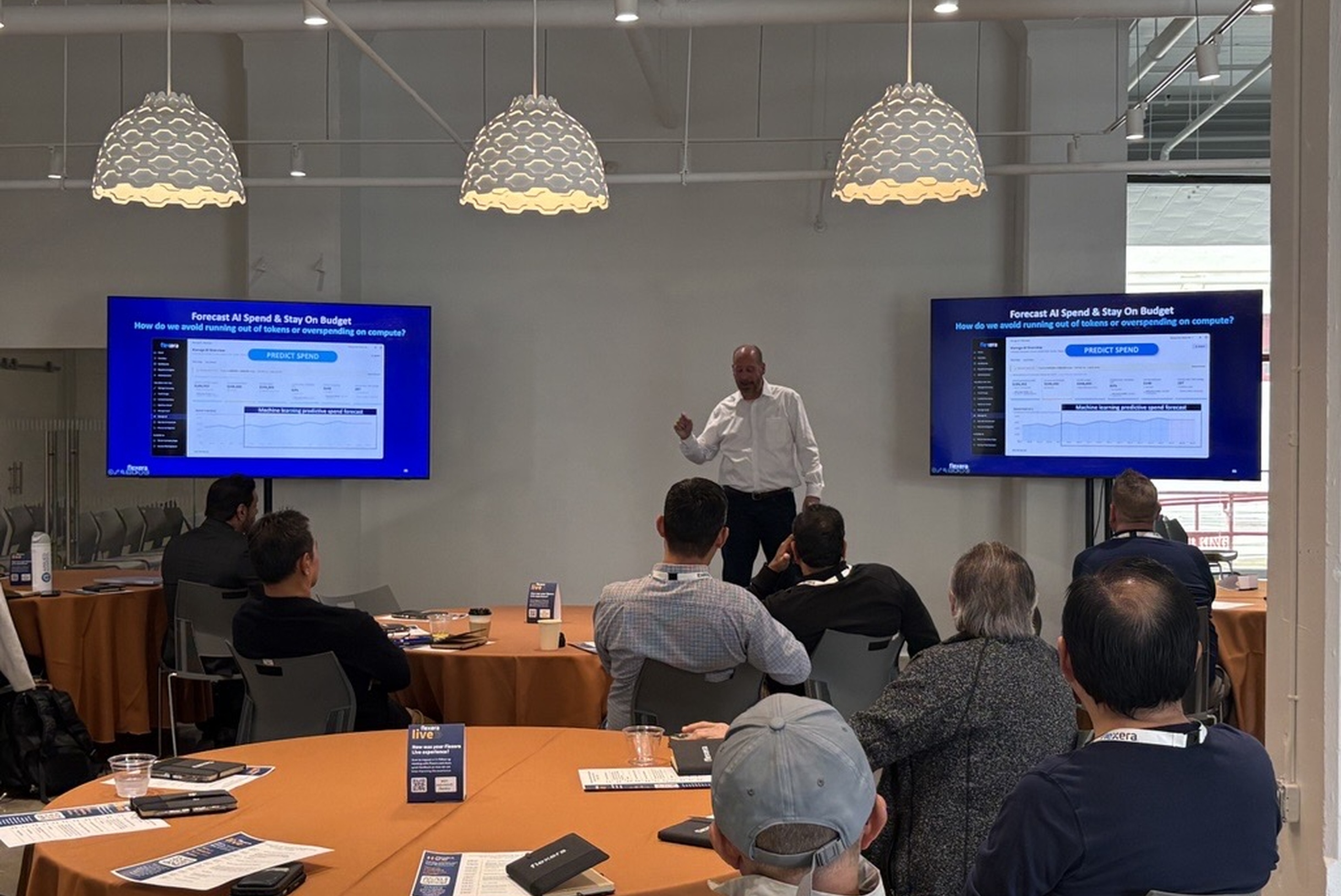 Flexera Live speaker presenting