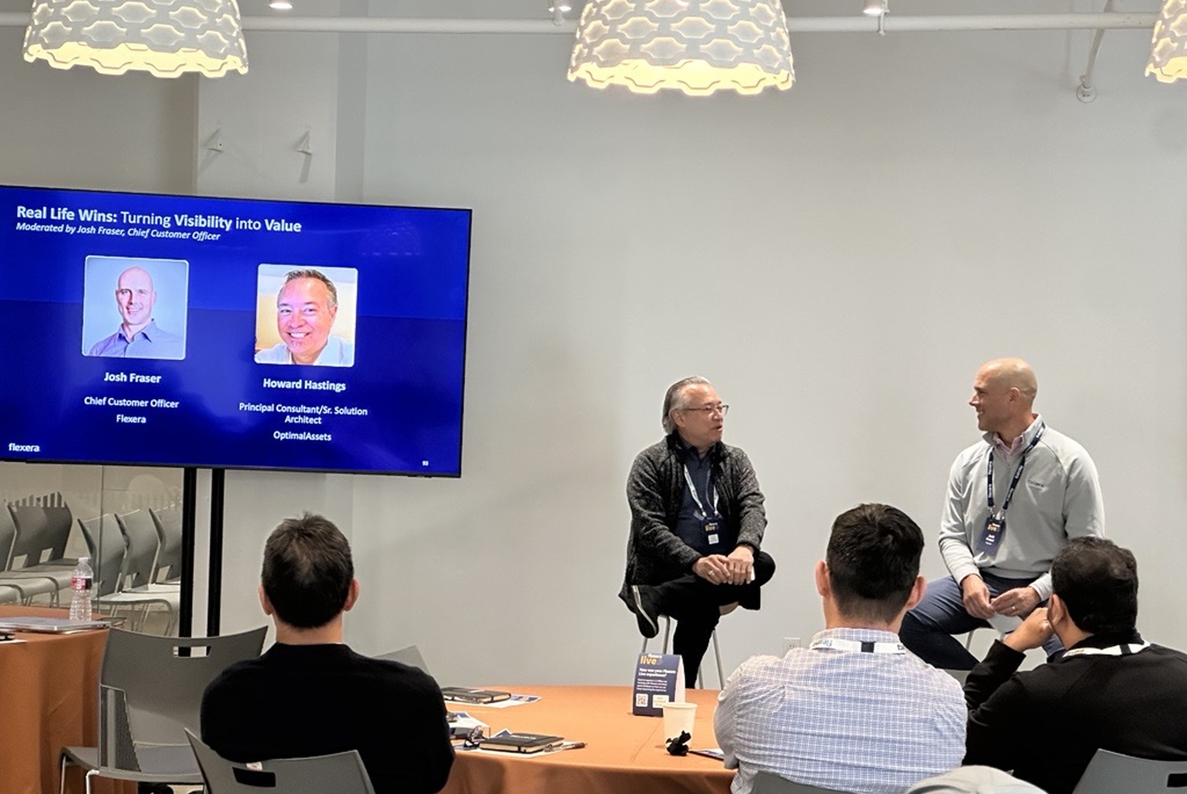 Flexera Live customer speaking session