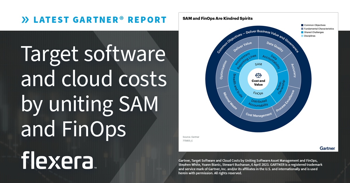 Uniting Software Asset Management and FinOps Gartner ® Report