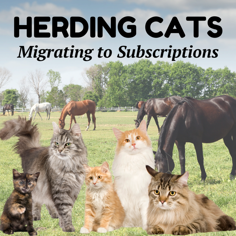 Herding Cats: How Software Vendors Migrate Users to Subscriptions