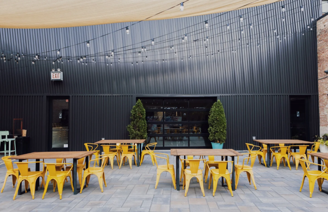 Guild Row patio seating