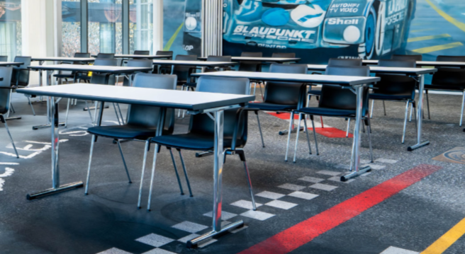 Motorworld conference seating