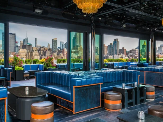 Dream Downtown by Hyatt seating with a view